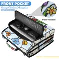 thumbnail image 6 of Stained-glass Blooms Printed Zipper Binder with Handle&Shoulder Strap 2 inch 3 Ring 500+300 Sheet Capacity File Folder Organizer, 6 of 8