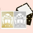 thumbnail image 5 of Carbon Steel Cutting Dies Stencils for DIY Scrapbooking Photo Album Decorative Embossing Paper Card Matte Platinum Color with Word Eid Mubarak Castle Pattern 14x10.3x0.08cm, 5 of 9