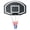 Black 820, variant on Wall Mounted Basketball Hoop 35x24 Inch Shatterproof Backboard, Indoor Outdoor Folding Rim with All Weather Net for Garage Backyard Play