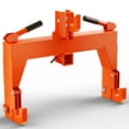 thumbnail image 1 of Adaptateur d'Attelage Rapide à 3 Points, Adaptateur Robuste pour Récepteur d'Attelage de Remorque de 2 Pouces vers la Catégorie 1, Capacité de Levage de 3000 Lb, Réglable à 5 Niveaux, Rouge Vert Noir Orange, 1 of 7
