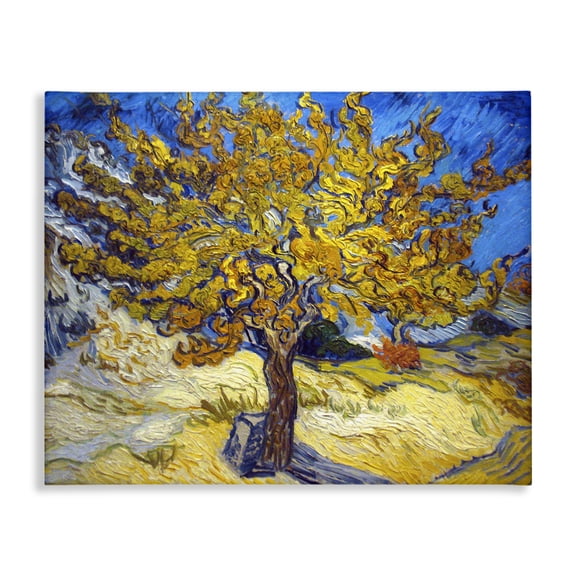 Stupell Industries Contemporary The Mulberry Tree Classical Canvas Art, 20 x 16, by Vincent Van Gogh