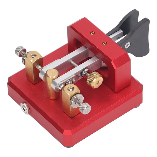 Llave De Código Morse De Doble Paleta, Código Morse Portátil Llave Eléctrica Automática De Doble Paleta CW Llave De Práctica Morse Para Entrenamiento