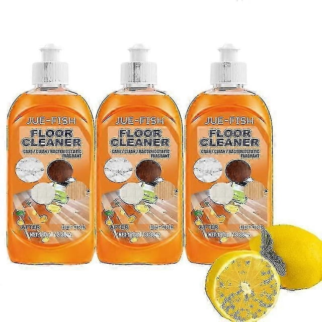 3pcs Hard-surface Floor Cleaner Refill 100ml Vinyl Tile Laminate Floor Mopping Cleaning For All Floors - PJ