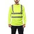 thumbnail image 3 of Kolossus 100% Polyester ANSI Class 2 Compliant High Safety Visibility Long Sleeve Safety Shirt (High Visibility, XXX-Large), 3 of 4