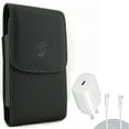 thumbnail image 1 of Holster Leather Case Belt Clip with 10ft USB-C Cable PD Type-C 25W Fast Home Charger for Samsung Galaxy S8 Plus S22 Ultra S21 Ultra XCover Pro S20 Ultra Plus Fan Edition S10 5G Note 9 8 20, 1 of 13
