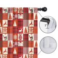 thumbnail image 4 of Blackout Kids Curtains,Red Christmas Patchwork Pattern Childrens Insulated Curtains Set Of 2,Bedroom Essentials,Toddler Room Decor 42"x84", 4 of 5