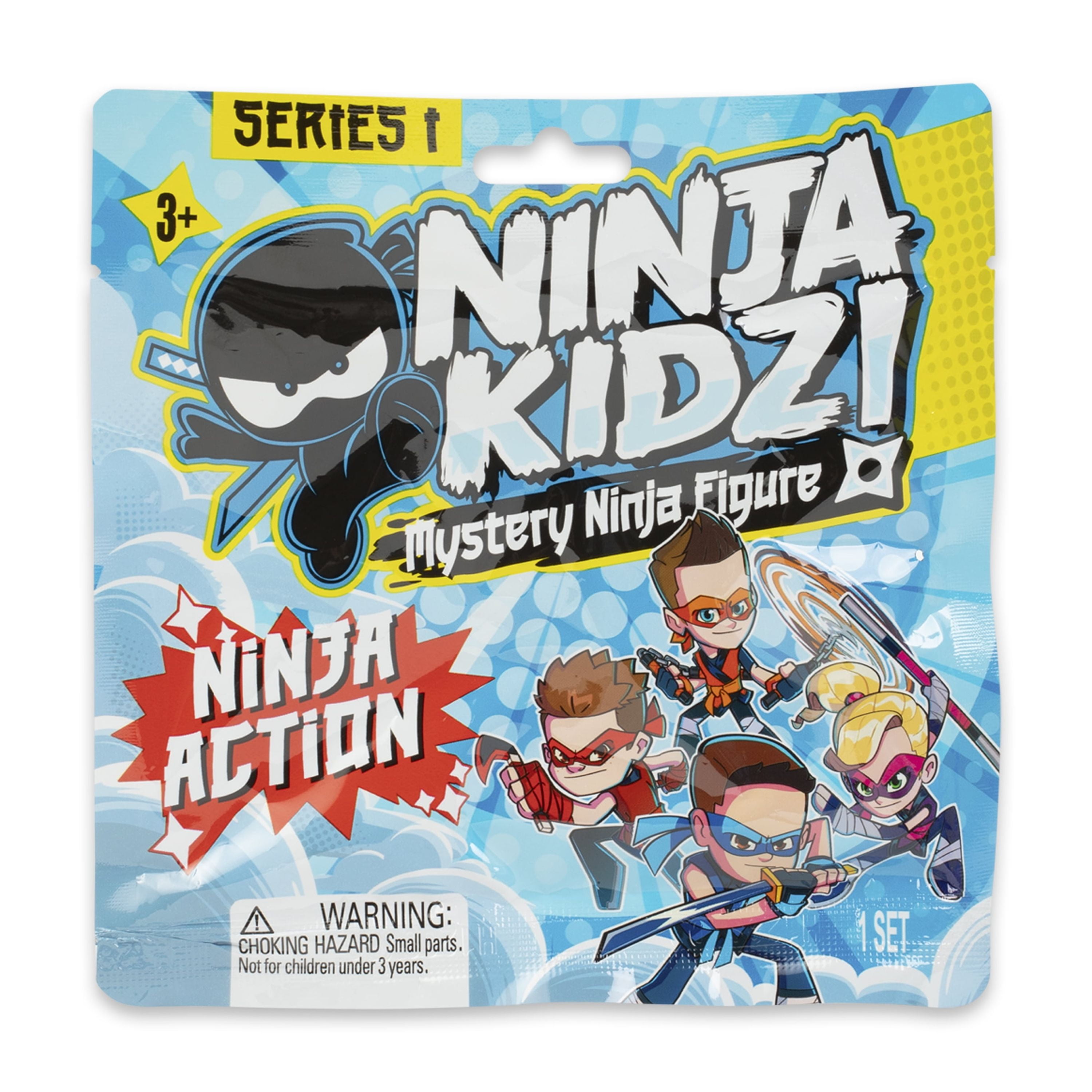 Ninja Kidz Mystery Figure, Blind Box: Collect 1 of 9, Officially