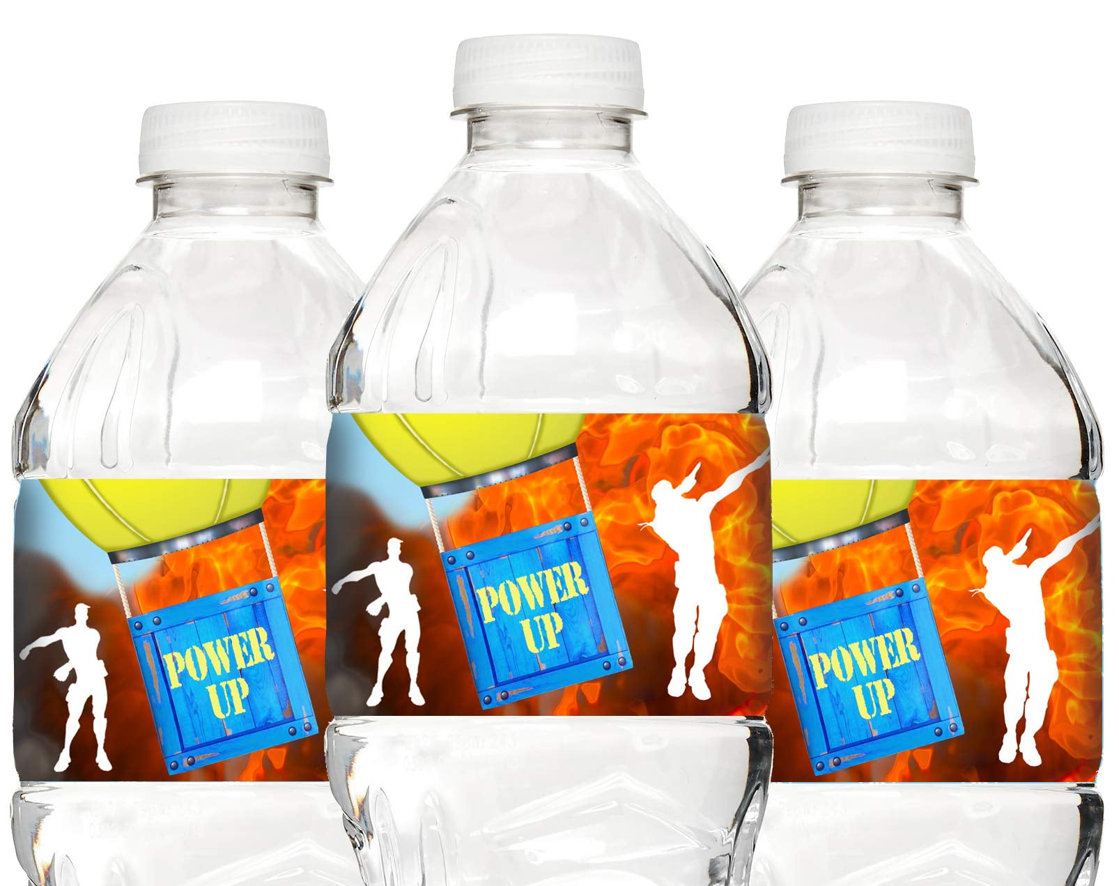 Spa Party Waterproof Water Bottle Labels Personalized By PartyINK