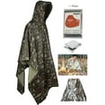 thumbnail image 3 of HOW'ON Multifunction Realtree Camouflage Waterproof Rain Poncho Hunting Puncho Digital Jungle One Size, 3 of 7