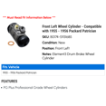 thumbnail image 2 of Front Left Wheel Cylinder - Compatible with 1955 - 1956 Packard Patrician, 2 of 2