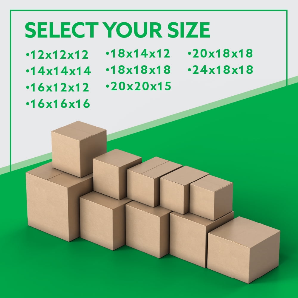 20" x 18" x 18" Bulk Boxes for Shipping, Mailing, Packing, Packaging and Storage, 200-CT Pallet