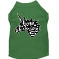 thumbnail image 1 of Born To Be A Unicorn Screen Print Dog Shirt Green Sm (10), 1 of 1