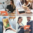 thumbnail image 5 of Dteck Case for Samsung Galaxy Tab A7 Lite 8.7 Inch 2021 Tablet (SM-T225/T220), Shockproof Rugged Protective Cover with Stand for Tab A7 Lite 8.7" Tablet SM-T220/T225 for Kids Boys, Orange, 5 of 8