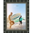 thumbnail image 5 of 22x17 Black Modern Bamboo Picture Frame - UV Acrylic, Foam Board Backing, Hanging Hardware, 5 of 9