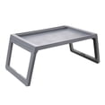 thumbnail image 4 of SHOWERORO 1Set Grey Rectangular PP Plastic Foldable Bed Table for Laptop Adjustable 21.5X14.1X10.8in, 4 of 7