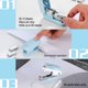 thumbnail image 5 of Juego de minigrapadoras WORKPRO Blue con removedor y 2000 grapas, 5 of 9