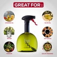 thumbnail image 2 of Pulverizador de aceite Evo Original sin aerosol para aceites de cocina y vinagres de oliva Verde Capacidad de 24 onzas, 2 of 7