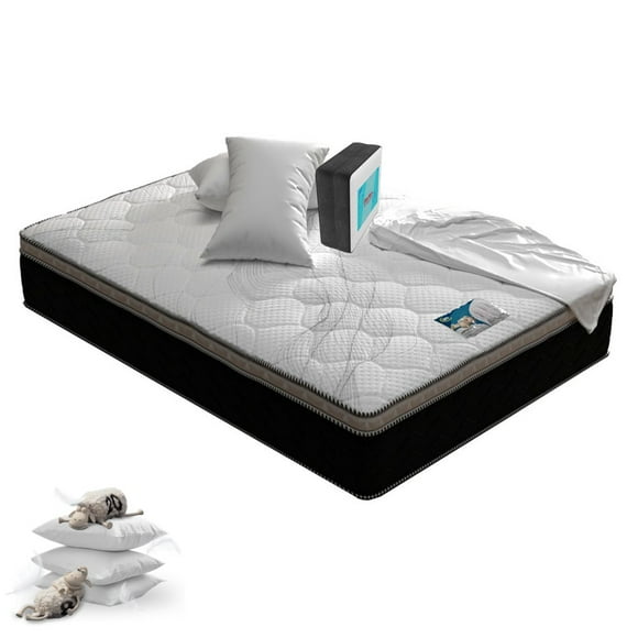 Colchón Individual Serta Preston + 2 Almohadas Standart + Sabana Individual