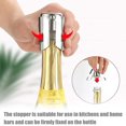 thumbnail image 5 of Bouchons de Champagne, 4 Pcs Bouchons de Bouteille de Vin en Acier Inoxydable, pour Champagne Pétillant Rouge Réutilisable, 5 of 5