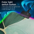 thumbnail image 2 of Green Clover Organic Material Wind RGB Gaming Mouse Pad Large Keyboard Mat Rubber Base 13 Light Modes, 2 of 6
