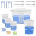 thumbnail image 1 of Juego de vasos de silicona para mezclar resina SWIGRANCE 600 ml 250 ml 100 ml, 1 of 9