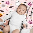thumbnail image 3 of Halloween Blanket Gifts - Cute Ghost Pumpkin Blanket - Halloween Decor Blanket for Couch,Sofa,Bed,Living Rooms - Halloween Ghost Blanket Gifts for Girls Boys - 40"x50"-Kids/Throw Size, 3 of 5
