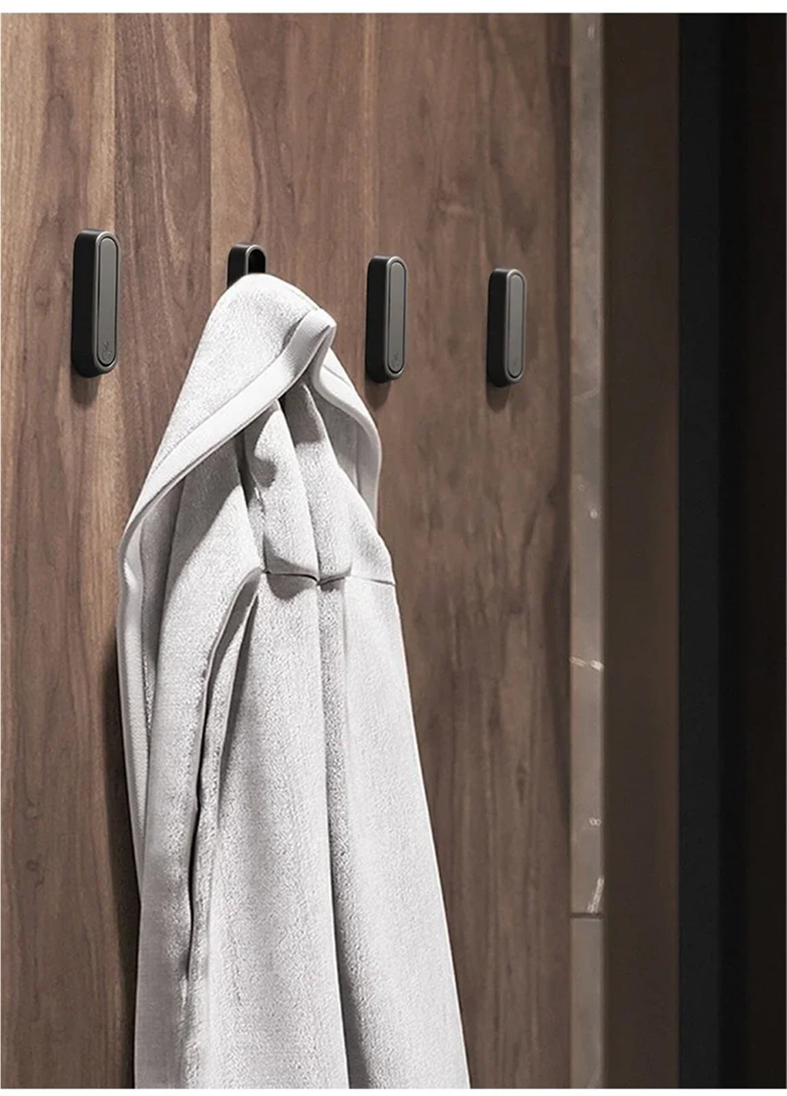 3PC Aluminium Alloy Foldable Clothes Hook Storage for RV Bathroom Home Camper Caravan RV Interior Organization Accessories ,Durable Material