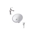 thumbnail image 1 of DROP Bath and Kitchen DR091167 Undermount Bathroom Sink Set, 1 of 5