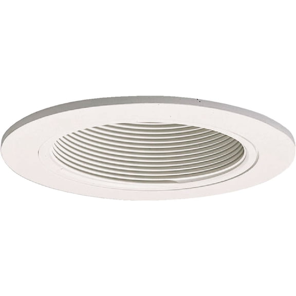 Halo Recessed Lighting 993W 4" White Baffle Trim With Coilex Baffle