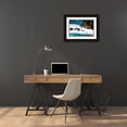 thumbnail image 3 of Hausenflock, Alan 14x11 Black Ornate Wood Framed with Double Matting Museum Art Print Titled - Churning Surf II, 3 of 4