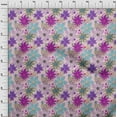 thumbnail image 4 of oneOone Viscose Chiffon Pink Fabric Texture Floral Sewing Material Print Fabric By The Yard 42 Inch Wide, 4 of 4