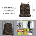 thumbnail image 2 of Rocae Decorative Feathers for Drawstring zipper Backpack Gym Backpack Bag for Men and Women, 2 of 6