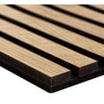 thumbnail image 3 of MSI 9.5" x 120" 3D Natural Fluted Wood Slat Acoustic Sound Absorbing Wall Paneling (Set of 4), 3 of 4