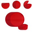 thumbnail image 6 of Sharprepublic 10Pcs Folding Fan Classic Round Fan for Advertising Travel Decor Performance Red, 6 of 8