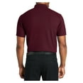 thumbnail image 2 of Yellow Rooster Men's Ezperformance Pique Male Polo Maroon 4XL, 2 of 6