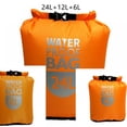 thumbnail image 1 of Forzero 3Pcs Waterproof Dry Bag 6L/180Fl.Oz, 210T Polyester Taffeta Material Swimming Rafting Kayaking Inland River Trekking Beach Rafting Floating Sail Canoe Boating Waterproof Dry Bag Storage Bag, 1 of 2