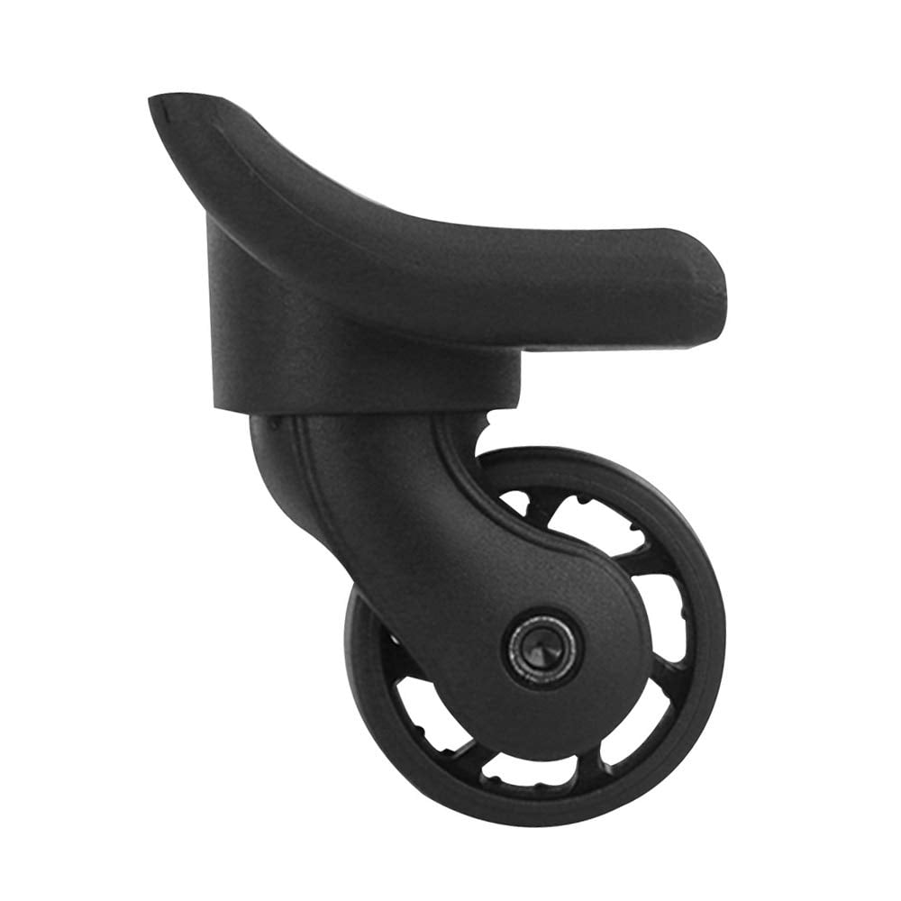 Paire De Roues De Remplacement Pour Valise - Modèle A65 Noir - Universel, Muet, Résistant - Taille L Ou S