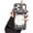Gray, variant on Cute Frosted Hollow 3D Skull Tiger Tooth Cooling Solid Color Phone Case Compatible with iPhone Case (Black, for iPhone 16)