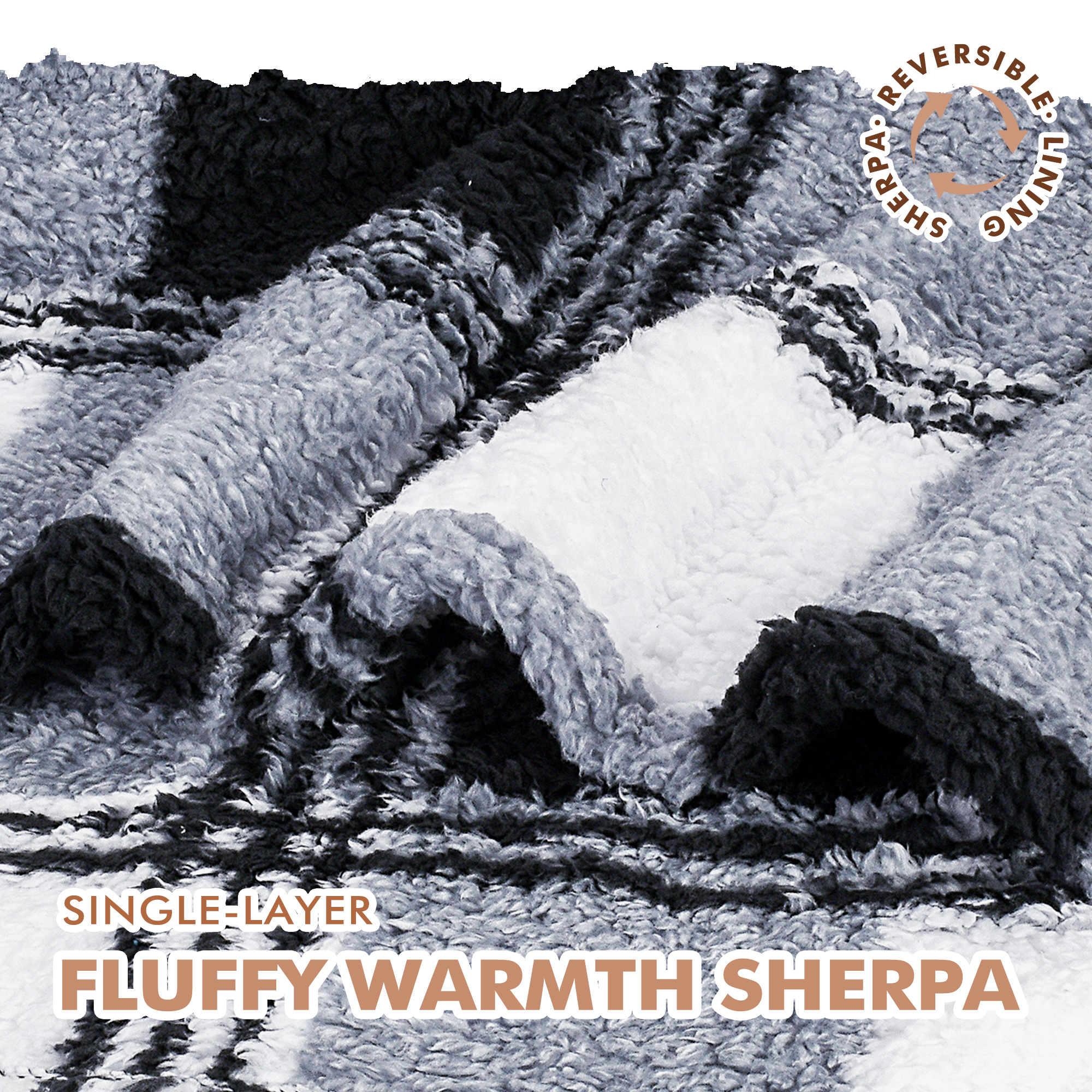 Tirrinia Oversized Blanket Hoodie, Wearable Fluffy Sherpa Blanket, Cozy Sweatshirt Blanket Gift for Adult Women Men Girlfriend