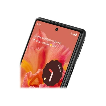 Google Pixel 6 - 5G smartphone - dual-SIM - RAM 8 GB / Internal Memory 128 GB - OLED display - 6.4" - 2400 x 1080 pixels (90 Hz) - 2x rear cameras 50 MP, 12 MP - front camera 8 MP - Kinda Coral