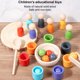 thumbnail image 2 of Juego para color Montessori Montoring Toy Wooden Multi-Purpose la escuela viajes al aire libre, 2 of 9