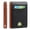 4160-Black with Orange, variant on LOUEBICA Wallet for Men Leather Slim Bifold Card Holder RFID Blocking Minimalist Front Pockets Wallet with Money Clip