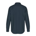 thumbnail image 6 of Tailored Midnight Blue Shirt In Icy Cotton 4-Way Stretch, 6 of 6