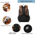 thumbnail image 4 of FORMRS Unisex School Backpack 17" Student Travel Bag with Laptop Compartment, Fall Pattern, 4 of 7