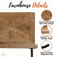 thumbnail image 4 of Autumn Alley Farmhouse Toilet Paper Holder with Shelf - Stunning Barn Wood Farmhouse Bathroom Decor for Wall – Expertly Inlaid Wood with Matte Black Bar for Rustic Bathroom D?cor, 4 of 8