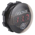 thumbnail image 4 of Universal LED DC Digital Voltmeter Voltage Meter Car Battery Gauge Touch Switch for Car Motorcycle Boat Camper, 4 of 7