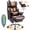 Brown, variant on FANTAWESO Big and Tall 500LBS Heavy Duty High Back Ergonomic Office Gaming Chair with Footrest, Vibration Massage Lumbar Support & Wide Executive Seat, Brown