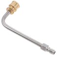 thumbnail image 3 of KAKOWELY Pressure Washer Wand Extension L Shaped High Pressure Washer Wand With Quick Connect Curved Rod For Car Cleaning Radiator Cleaning Wand Gutter Cleaning Tools,6.3X"X2.95"X0.47", 3 of 4