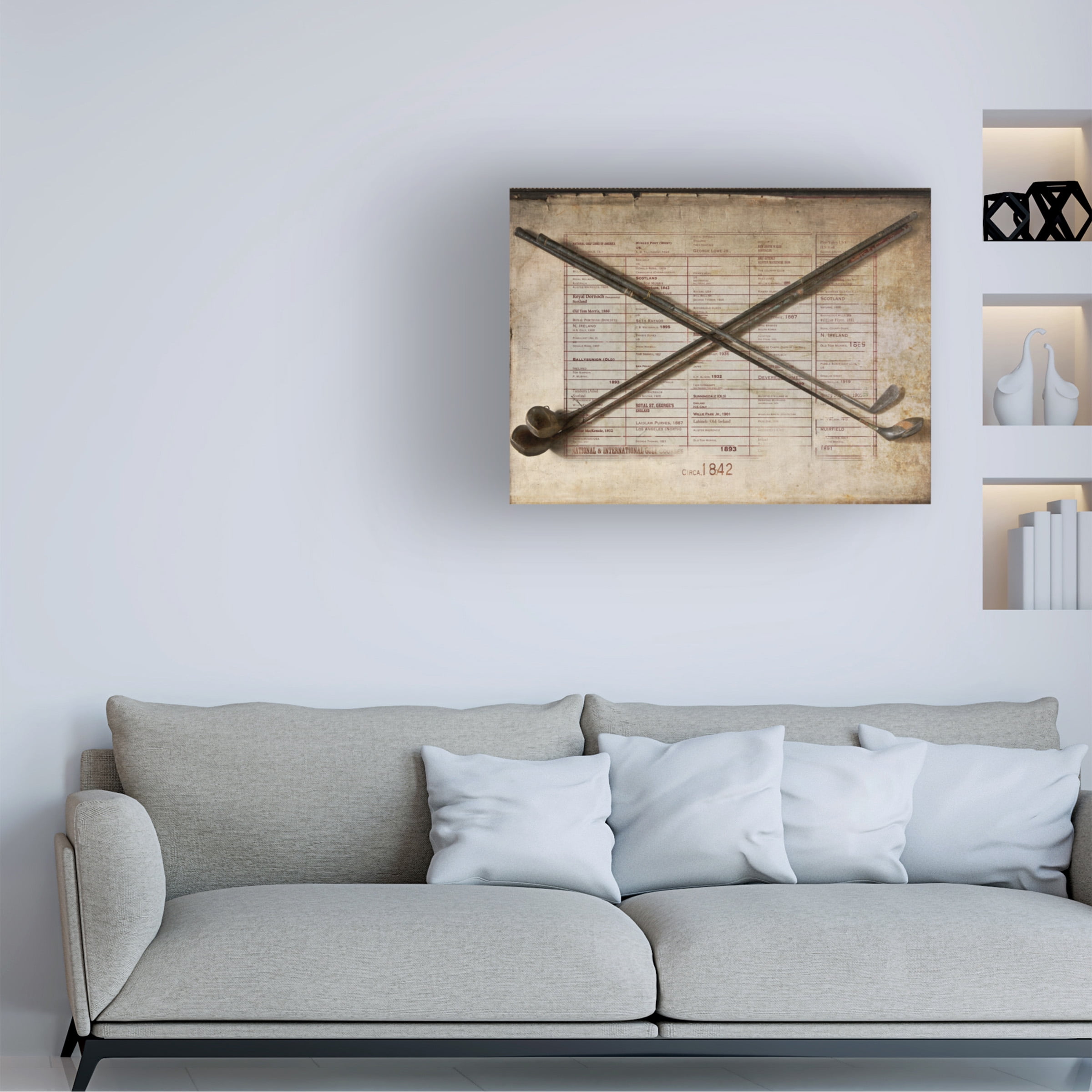 Symposium Design 'Golf' Canvas Art