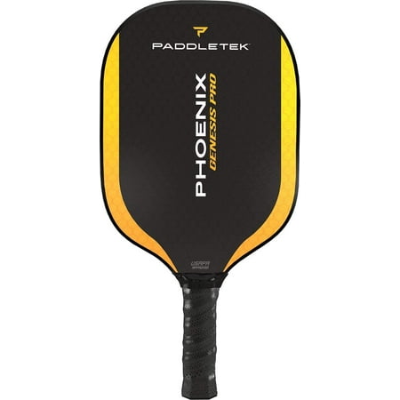 UPC: 0850008702709 | Paddletek Phoenix Genesis Pro Pickleball Paddle Horizon Yellow Thin Grip